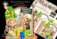 Back to School is Wild 4 XL Shaped Card Kit
