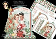 Festive Retro 1 XL Shaped Card Kit