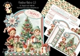 Festive Retro 13 XL Shaped Card Kit