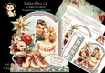 Festive Retro 14 XL Shaped Card Kit