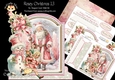 Rosey Christmas 13 XL Shaped Card Kit
