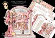 Rosey Christmas 16 XL Shaped Card Kit