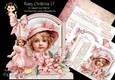 Rosey Christmas 17 XL Shaped Card Kit