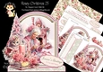 Rosey Christmas 25 XL Shaped Card Kit