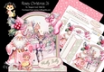 Rosey Christmas 26 XL Shaped Card Kit