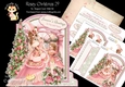 Rosey Christmas 29 XL Shaped Card Kit