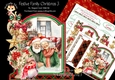 Festive Family Christmas 3 XL Shaped Card Kit