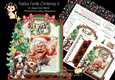 Festive Family Christmas 4 XL Shaped Card Kit
