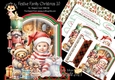 Festive Family Christmas 10 XL Shaped Card Kit
