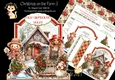 Christmas on the Farm 3 XL Shaped Card Kit