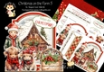 Christmas on the Farm 5 XL Shaped Card Kit
