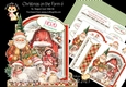 Christmas on the Farm 6 XL Shaped Card Kit