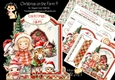 Christmas on the Farm 9 XL Shaped Card Kit