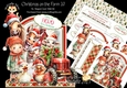 Christmas on the Farm 10 XL Shaped Card Kit