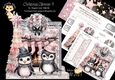 Christmas Glimmer 9 XL Shaped Card Kit