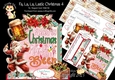 Fa, La, La, Lastic Christmas 4 XL Shaped Card Kit