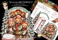 Fa, La, La, Lastic Christmas 12 XL Shaped Card Kit