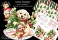 Festive Poochies 2 Rocker Card