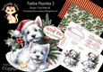 Festive Poochies 3 Rocker Card