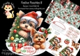 Festive Poochies 8 Rocker Card