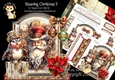 Steaming Christmas 5 XL Shaped Card Kit