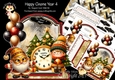 Happy Gnome Year 4 XL Shaped Card Kit