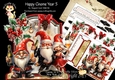 Happy Gnome Year 5 XL Shaped Card Kit