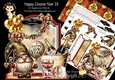 Happy Gnome Year 10 XL Shaped Card Kit