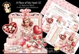 A Piece of My Heart 10 XL Shaped Card Kit