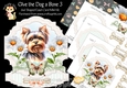 Give the Dog a Bone 3 Shaped Easel Card