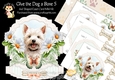 Give the Dog a Bone 5 Shaped Easel Card