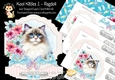 Kool Kitties 1 Shaped Easel Card