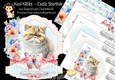 Kool Kitties 8 Shaped Easel Card