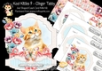 Kool Kitties 9 Shaped Easel Card