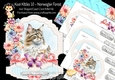 Kool Kitties 10 Shaped Easel Card