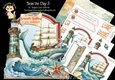 Seas the Day 3 XL Shaped Card Kit