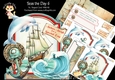 Seas the Day 6 XL Shaped Card Kit