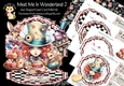 Meet Me in Wonderland 2 Shaped Easel