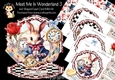 Meet Me in Wonderland 3 Shaped Easel