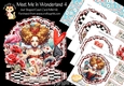 Meet Me in Wonderland 4 Shaped Easel