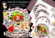 Meet Me in Wonderland 7 Shaped Easel