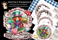 Meet Me in Wonderland 8 Shaped Easel