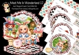 Meet Me in Wonderland 12 Shaped Easel