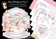 Fairy Birthday to You 3 Shaped Easel