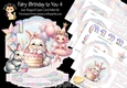 Fairy Birthday to You 4 Shaped Easel