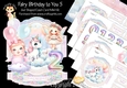 Fairy Birthday to You 5 Shaped Easel