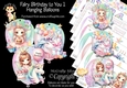 Fairy Birthday to You 1 - Hanging Balloons