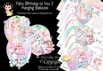 Fairy Birthday to You 3 - Hanging Balloons