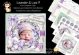 Lavender & Lace 9 6x6 Simply Cards 