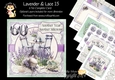 Lavender & Lace 15 6x6 Simply Cards 